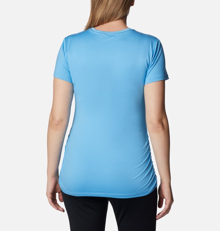 Women's Leslie Falls Short Sleeve Shirt, Color: Vista Blue, image 2