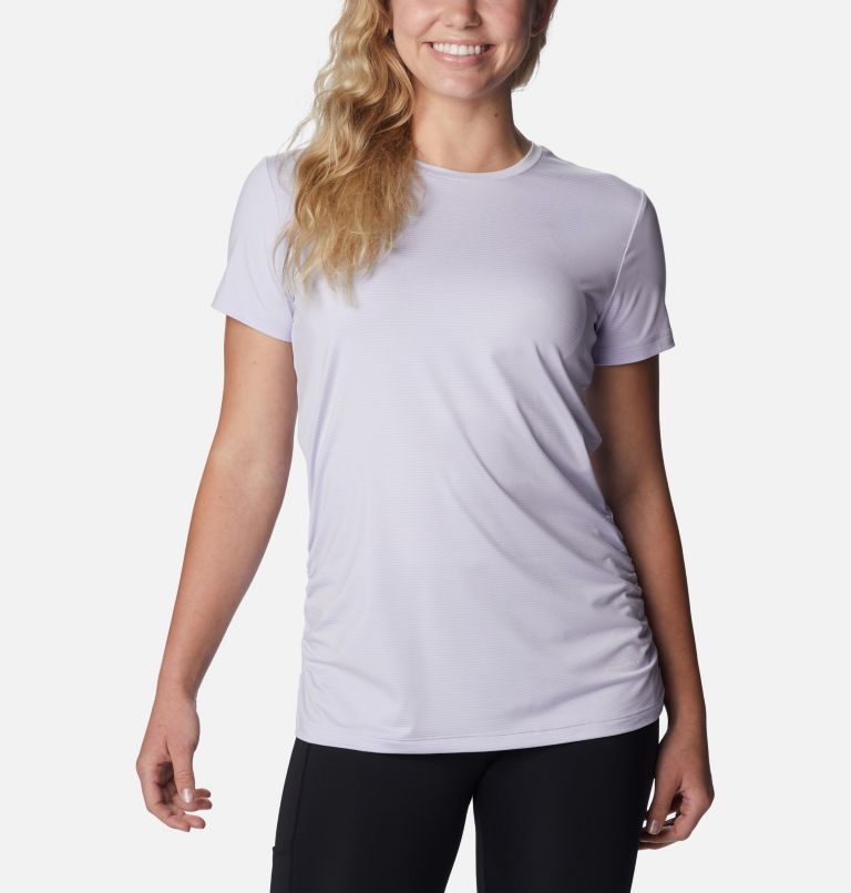 Thumbnail: Women's Leslie Falls Short Sleeve Shirt, Color: Purple Tint, image 1