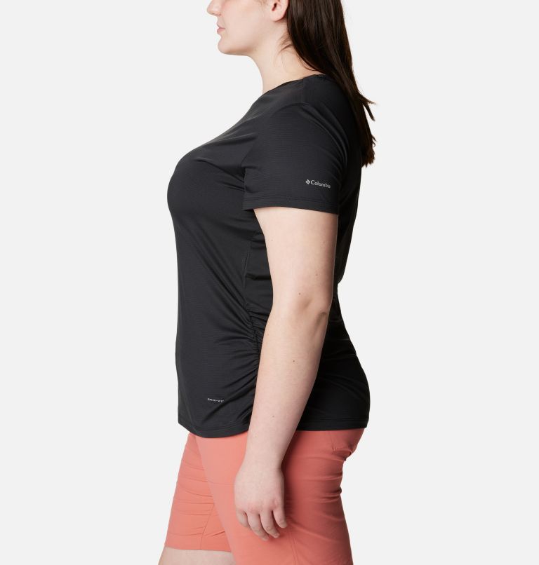 Women's Leslie Falls Short Sleeve Shirt - Plus Size, Color: Black, image 3
