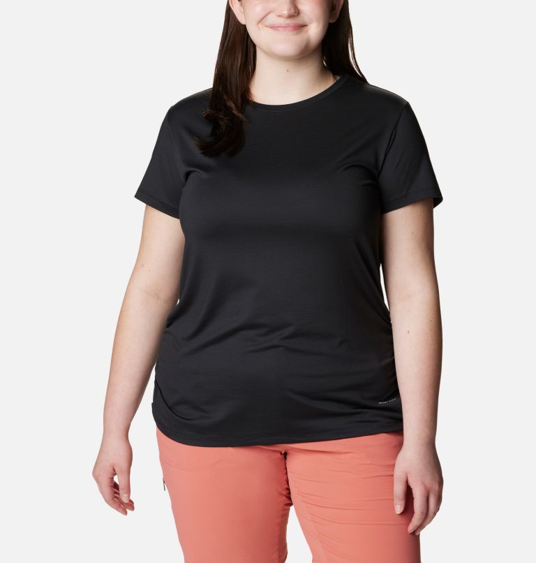 Thumbnail: Women's Leslie Falls Short Sleeve Shirt - Plus Size, Color: Black, image 1