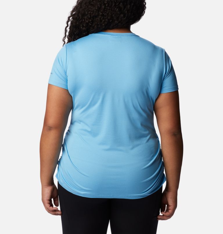Women's Leslie Falls Short Sleeve Shirt - Plus Size, Color: Vista Blue, image 2