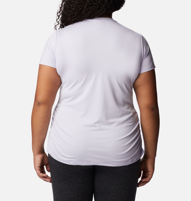 Women's Leslie Falls Short Sleeve Shirt - Plus Size, Color: Purple Tint, image 2