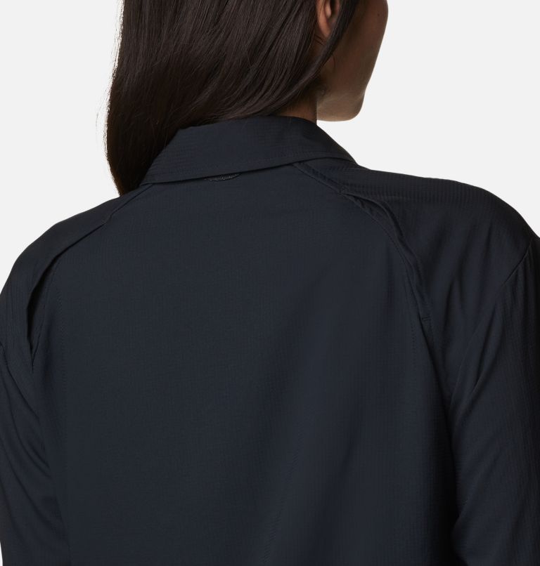 Columbia Women's Silver Ridge Utility Long Sleeve Shirt - L - Black