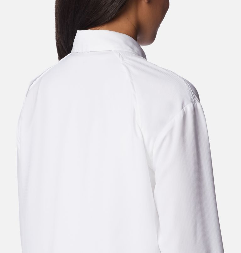 Thumbnail: Women's Silver Ridge Utility Long Sleeve Shirt, Color: White, image 5