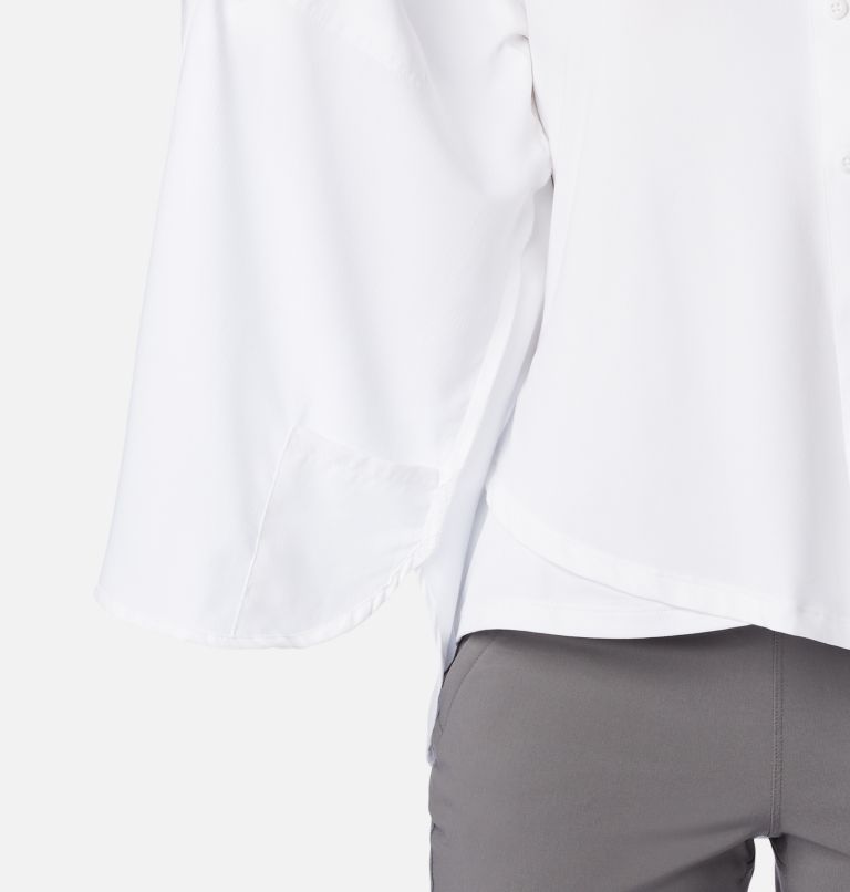 Women's Silver Ridge Utility Long Sleeve Shirt, Color: White, image 6