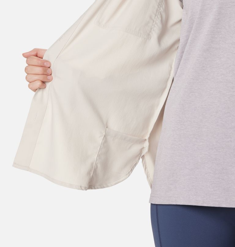 Women's Silver Ridge Utility Long Sleeve Shirt, Color: Dark Stone, image 6