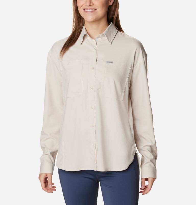 Thumbnail: Women's Silver Ridge Utility Long Sleeve Shirt, Color: Dark Stone, image 1