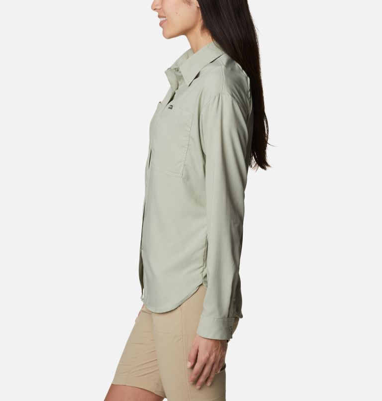 Women's Silver Ridge Utility Long Sleeve Shirt, Color: Safari, image 3
