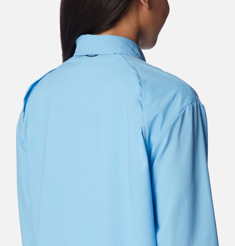 Women's Silver Ridge Utility Long Sleeve Shirt, Color: Vista Blue, image 5