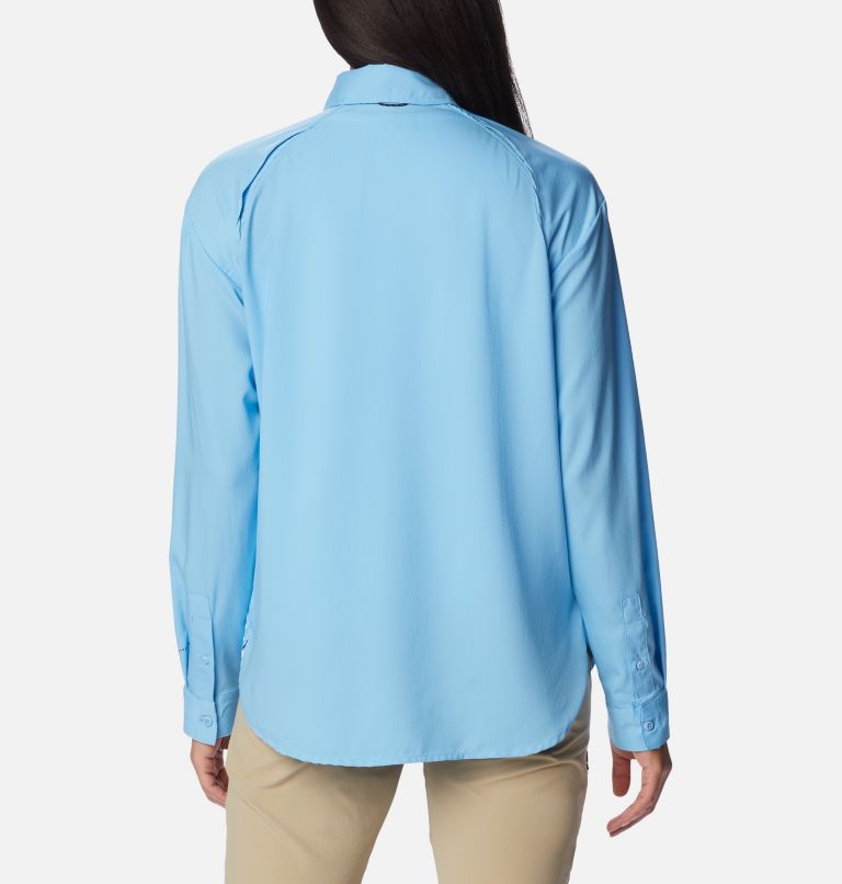 Women's Silver Ridge Utility Long Sleeve Shirt, Color: Vista Blue, image 2