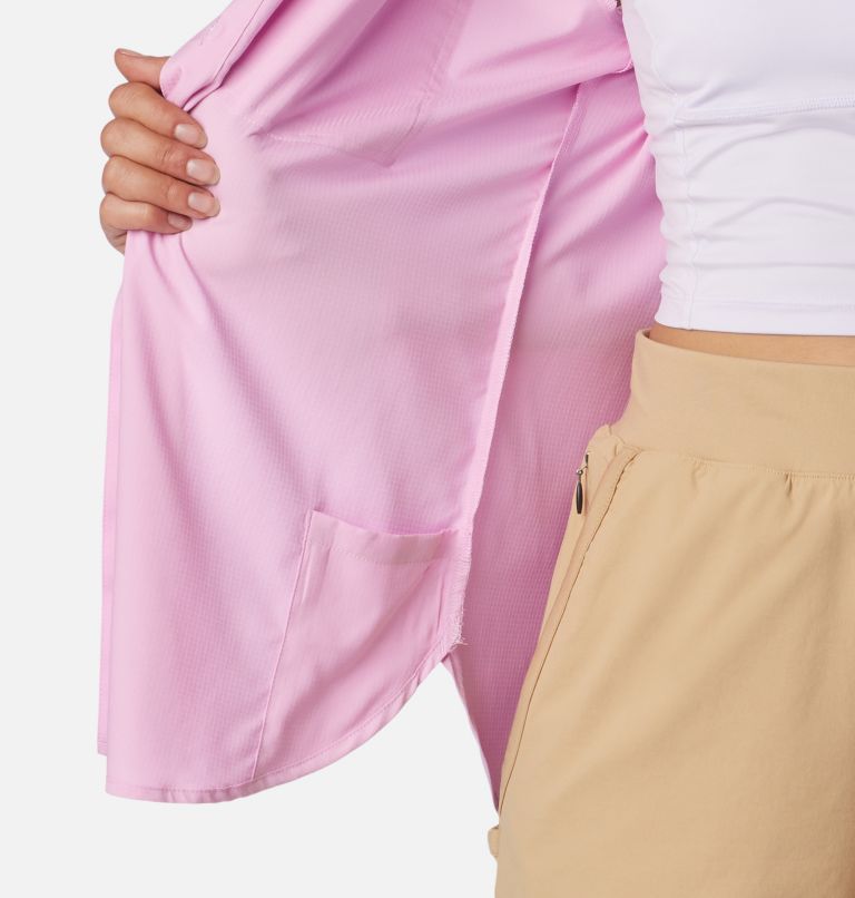 Women's Silver Ridge Utility Long Sleeve Shirt, Color: Cosmos, image 6