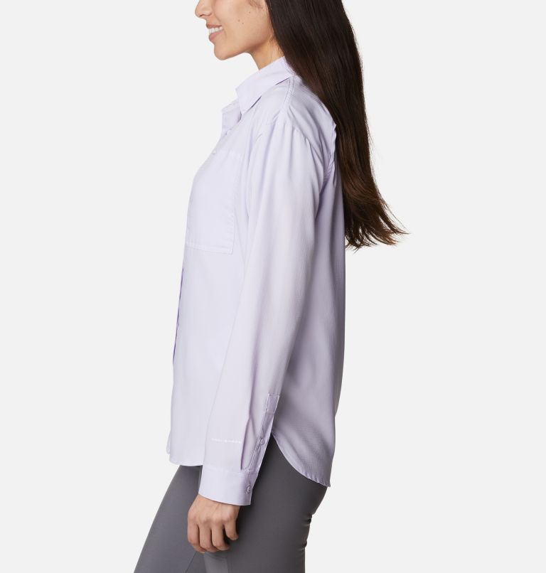 Thumbnail: Women's Silver Ridge Utility Long Sleeve Shirt, Color: Purple Tint, image 3