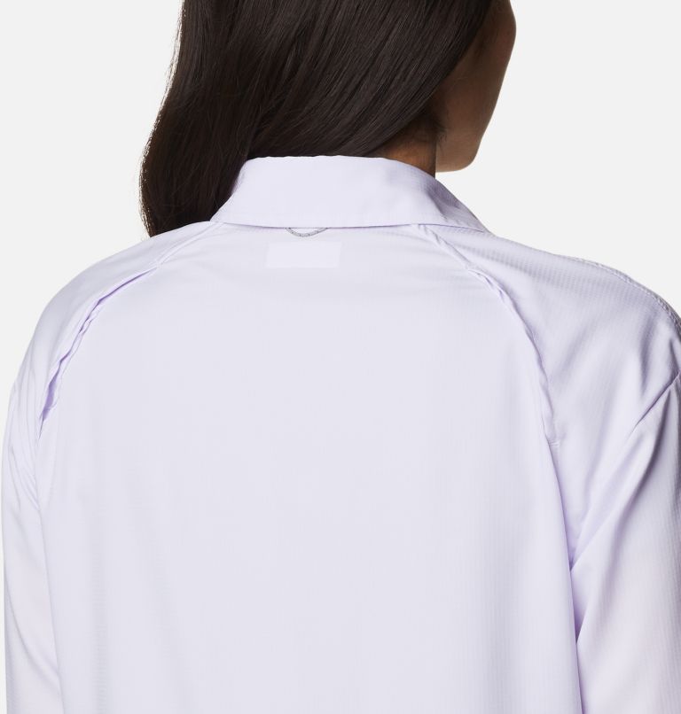 Women's Silver Ridge Utility Long Sleeve Shirt, Color: Purple Tint, image 5