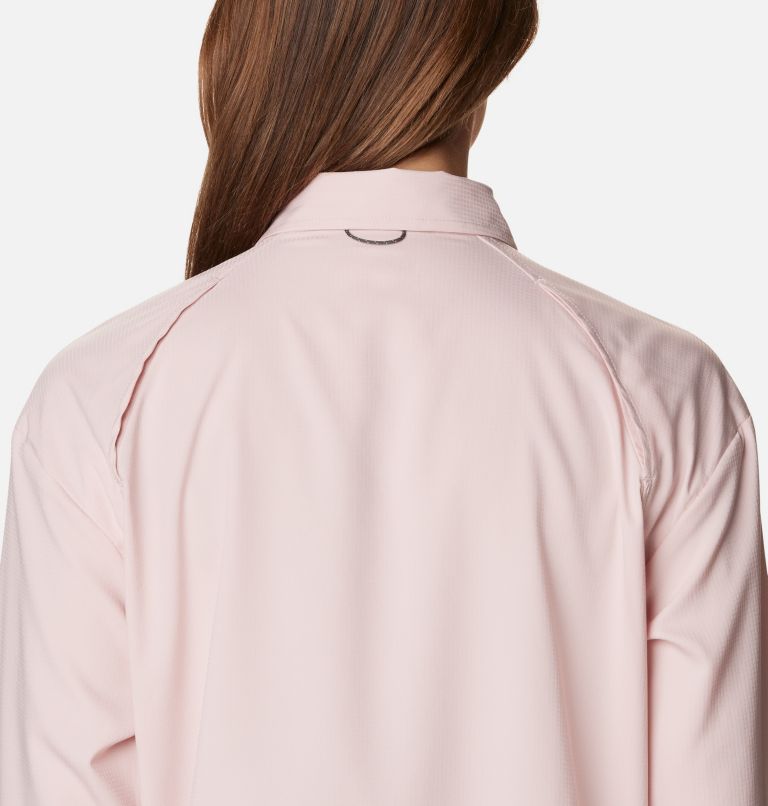 Women's Silver Ridge Utility Long Sleeve Shirt, Color: Dusty Pink, image 5