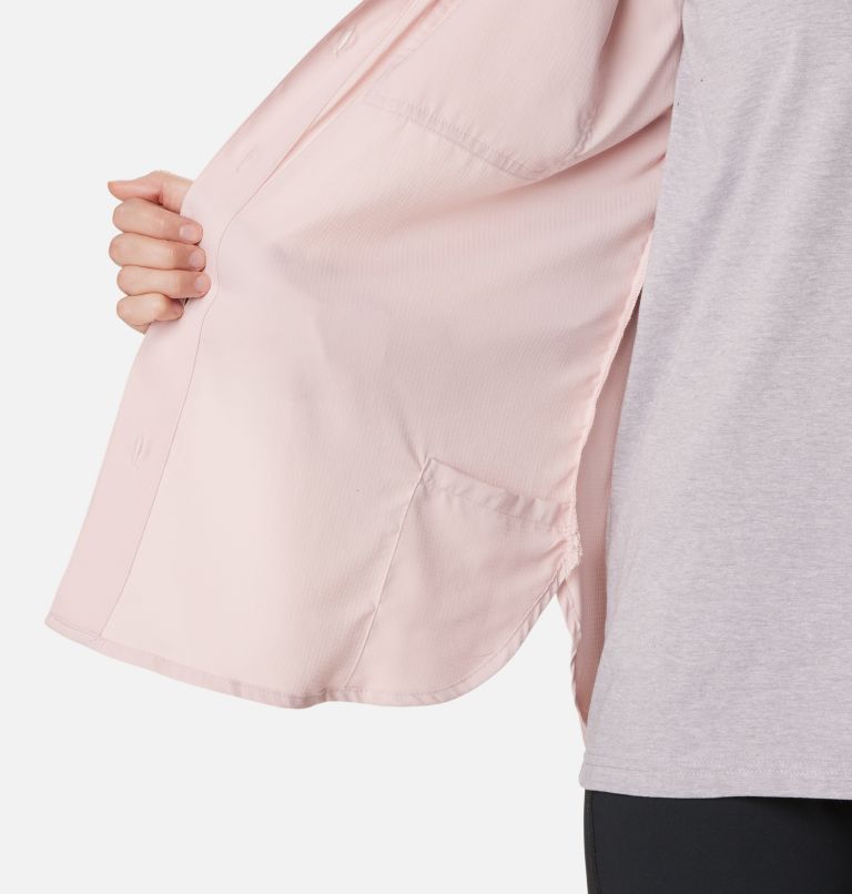 Thumbnail: Women's Silver Ridge Utility Long Sleeve Shirt, Color: Dusty Pink, image 6