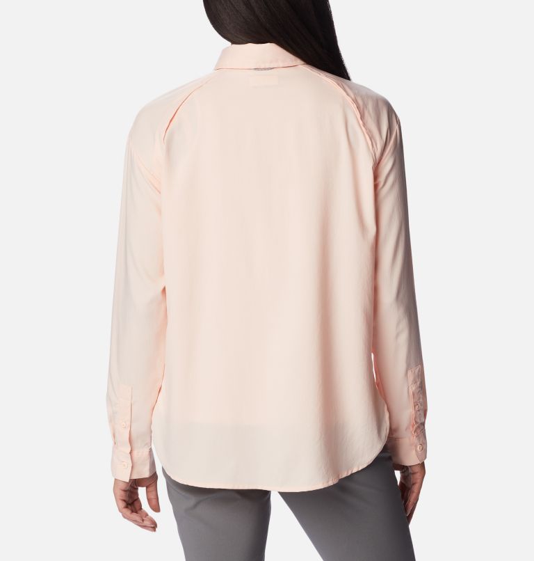 Women's Silver Ridge Utility Long Sleeve Shirt, Color: Peach Blossom, image 2