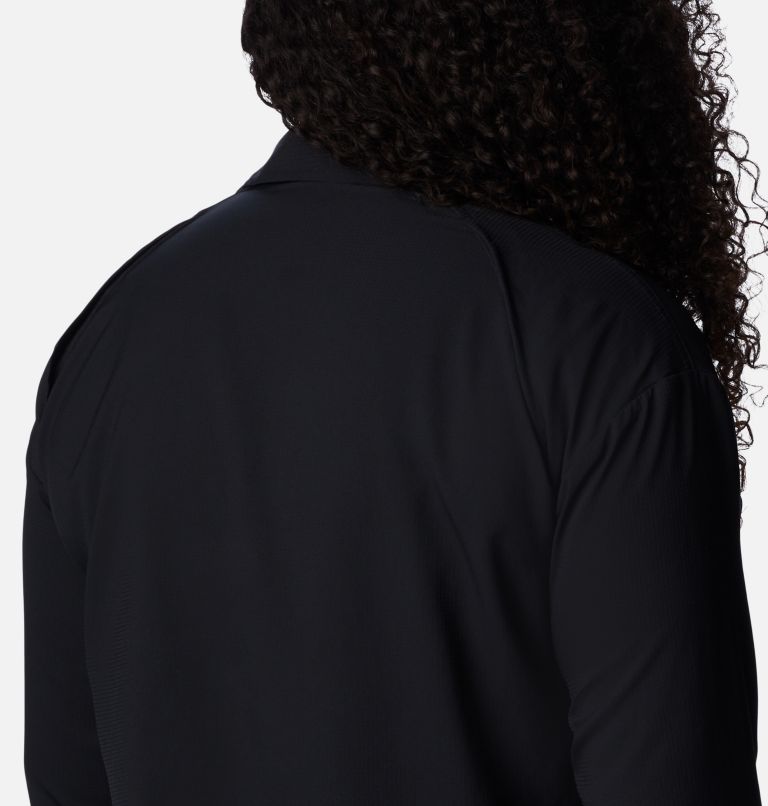 Women's Silver Ridge Utility Long Sleeve Shirt - Plus Size, Color: Black, image 5