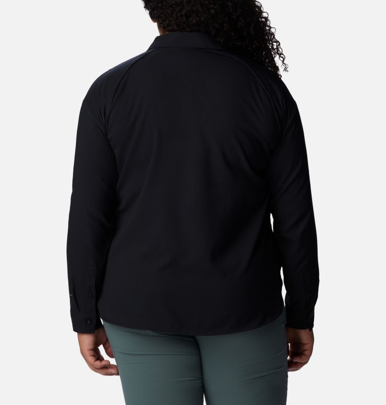 Women's Silver Ridge Utility Long Sleeve Shirt - Plus Size, Color: Black, image 2
