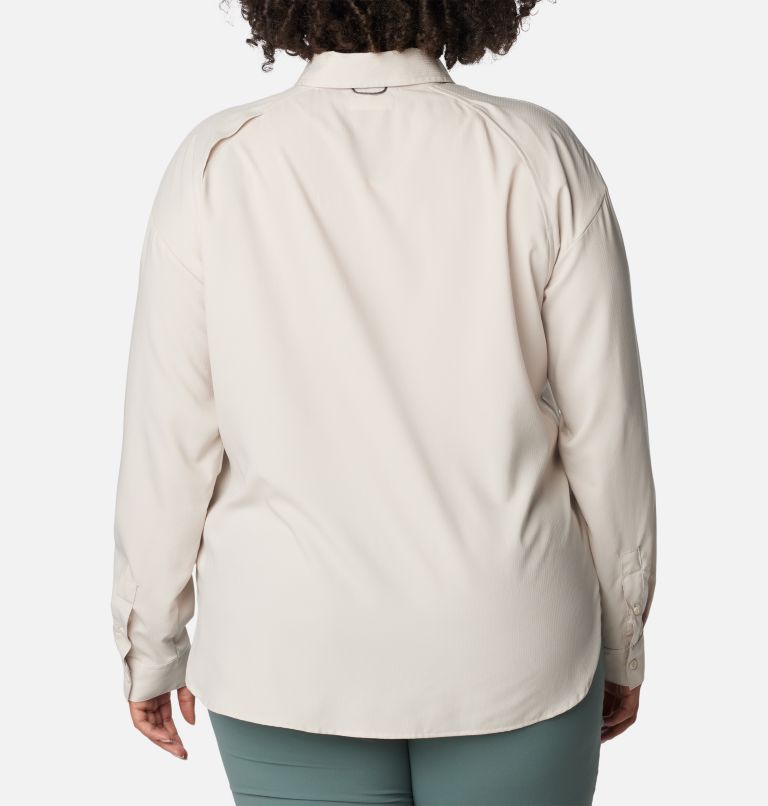 Women's Silver Ridge Utility Long Sleeve Shirt - Plus Size, Color: Dark Stone, image 2