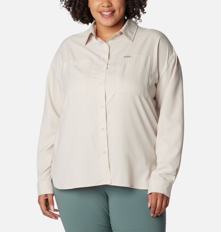 COLUMBIA Silver Ridge Utility Women's Shirt - Plus Size