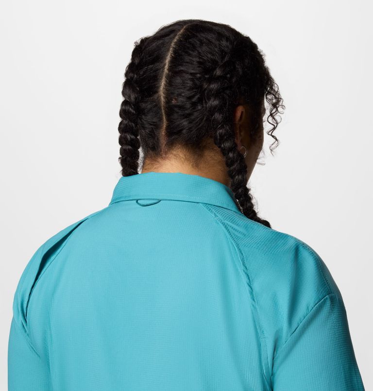 Women's Silver Ridge Utility Long Sleeve Shirt - Plus Size, Color: Teal, image 5