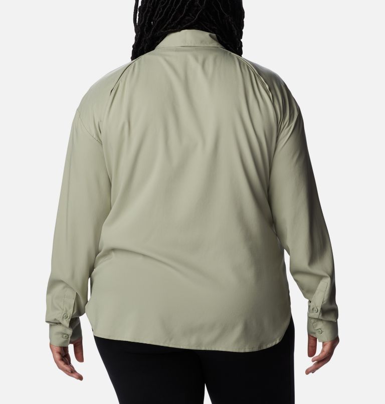Women's Silver Ridge Utility Long Sleeve Shirt - Plus Size, Color: Safari, image 2