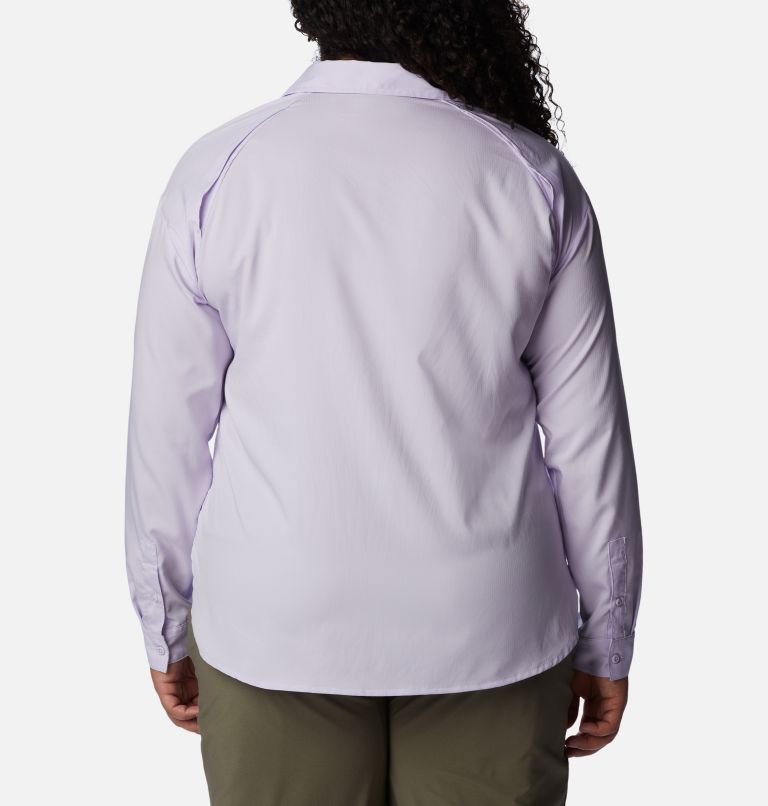 Women's Silver Ridge Utility Long Sleeve Shirt - Plus Size, Color: Purple Tint, image 2