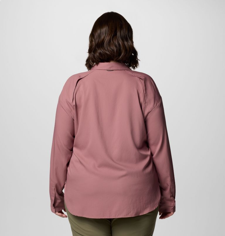 Women's Silver Ridge Utility Long Sleeve Shirt - Plus Size, Color: Fig, image 2