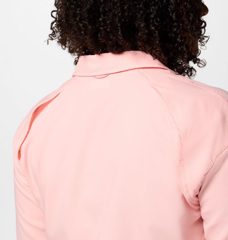 Women's Silver Ridge Utility Long Sleeve Shirt - Plus Size, Color: Pink Sand, image 5