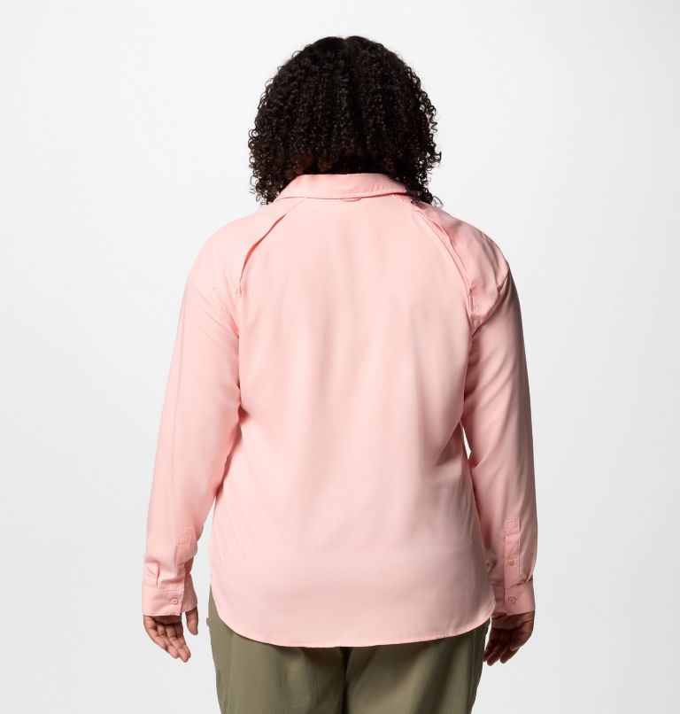 Women's Silver Ridge Utility Long Sleeve Shirt - Plus Size, Color: Pink Sand, image 2