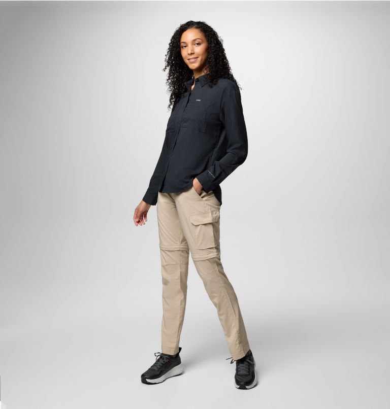 Women's Silver Ridge Utility Shirt, Color: Black, image 8