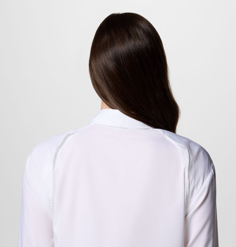 Women's Silver Ridge Utility Long Sleeve Shirt, Color: White, image 5