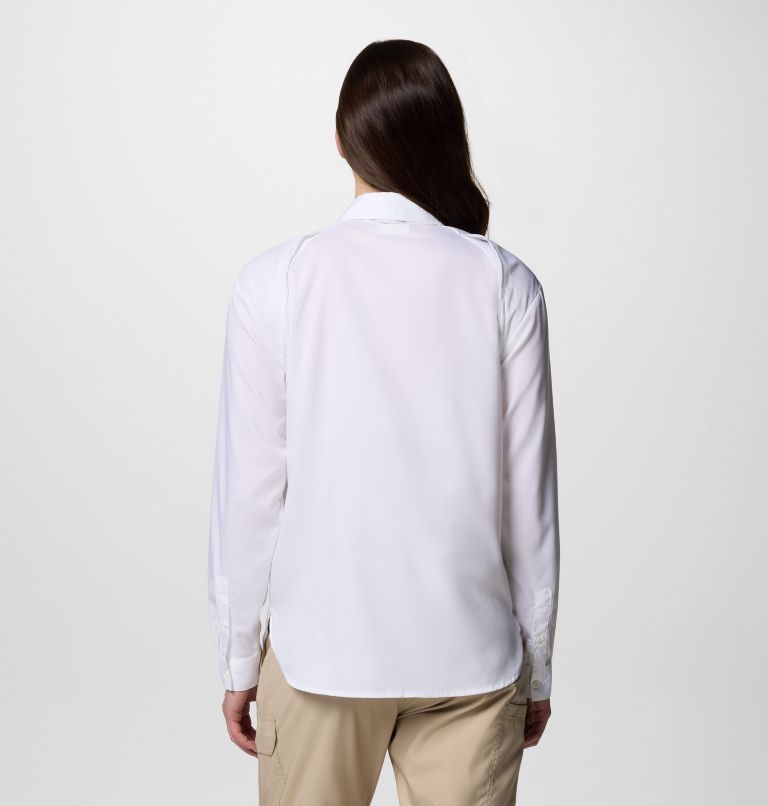Women's Silver Ridge Utility Long Sleeve Shirt, Color: White, image 2