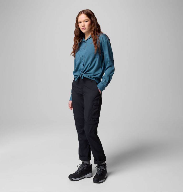 Women's Silver Ridge Utility Long Sleeve Shirt, Color: Everblue, image 8