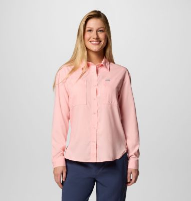 Women's Silver Ridge Utility Shirt, Color: Pink Sand, image 1
