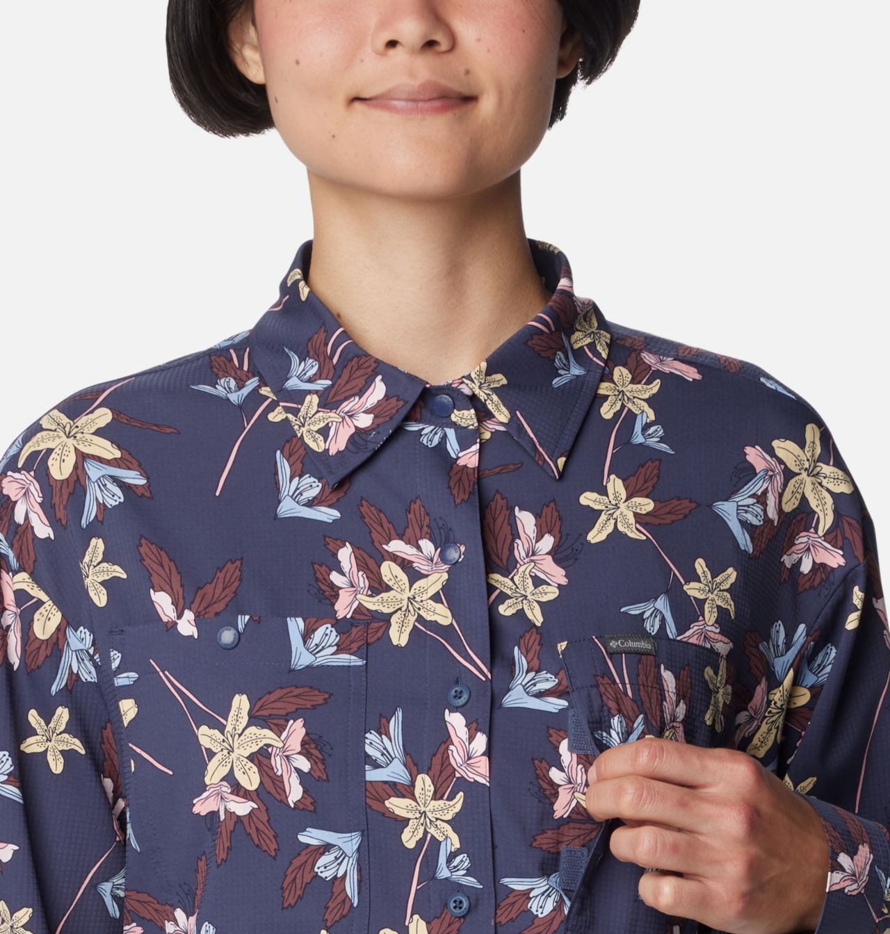 Women's Silver Ridge™ Utility Patterned Long Sleeve Shirt 4