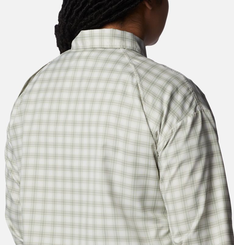 Chemise à manches longues avec motif Silver Ridge Utility Femme – Grandes tailles, Color: White, Peak Plaid, image 5