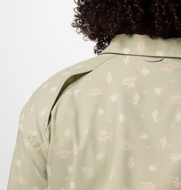 Women's Silver Ridge Utility Patterned Long Sleeve Shirt - Plus Size, Color: Safari Deserted, image 5