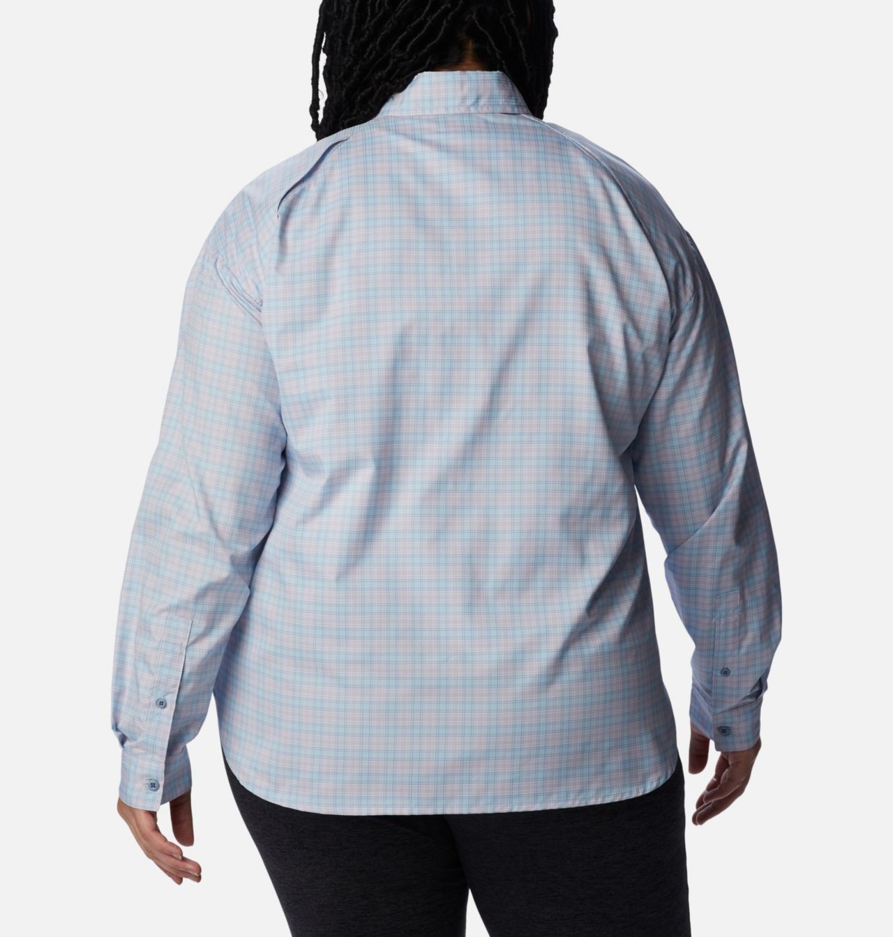 Women's Silver Ridge™ Utility Patterned Long Sleeve Shirt - Plus Size 2