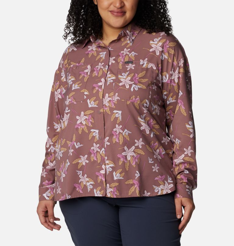 COLUMBIA Silver Ridge Utility Women's Shirt - Plus Size