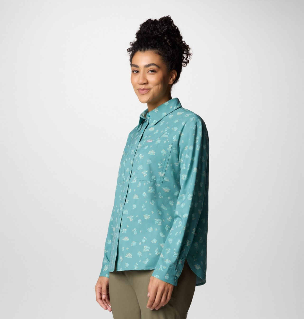 Women's Silver Ridge™ Utility Patterned Long Sleeve Shirt | 330 | L 3