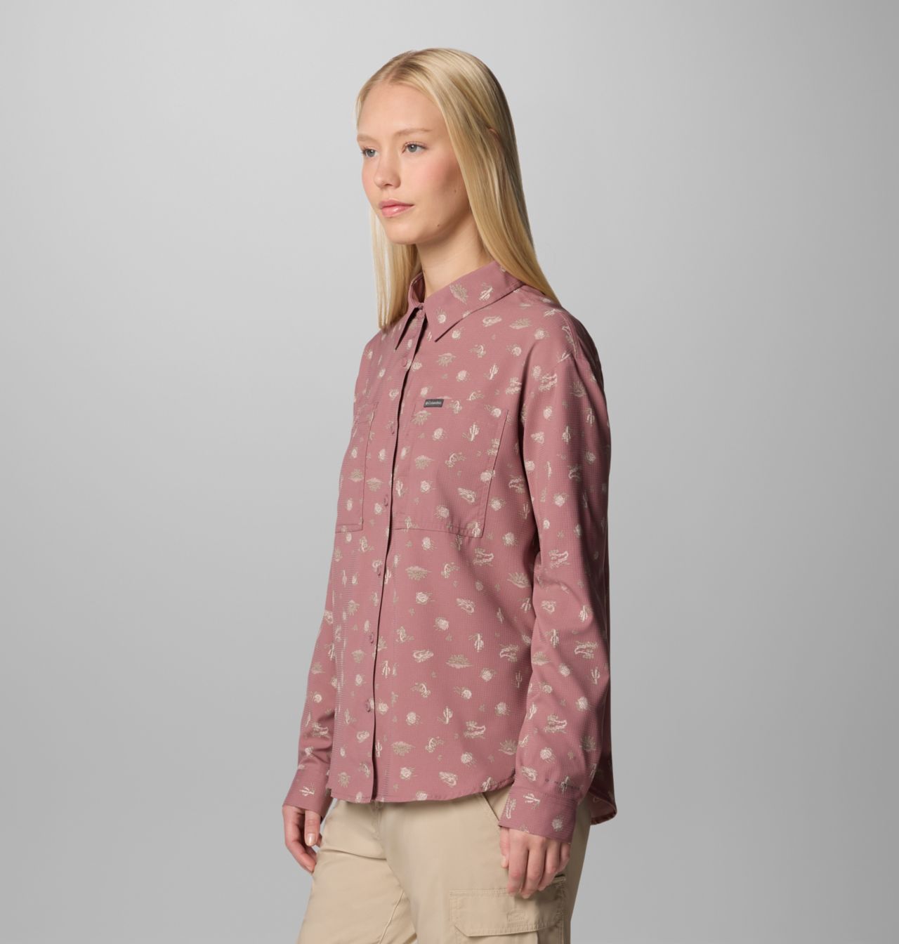 Women's Silver Ridge™ Utility Patterned Long Sleeve Shirt 3