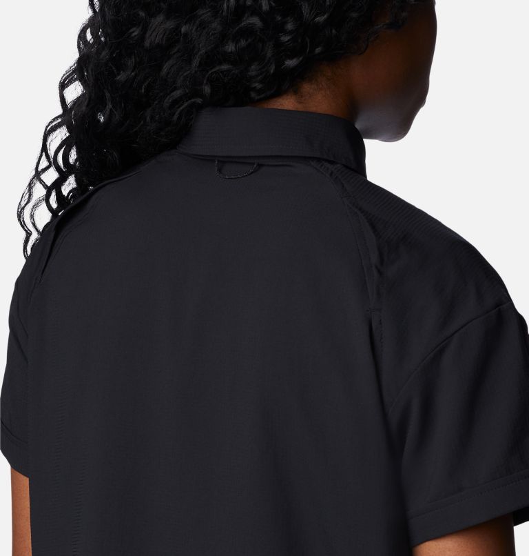 Women's Silver Ridge Utility Short Sleeve Shirt, Color: Black, image 5