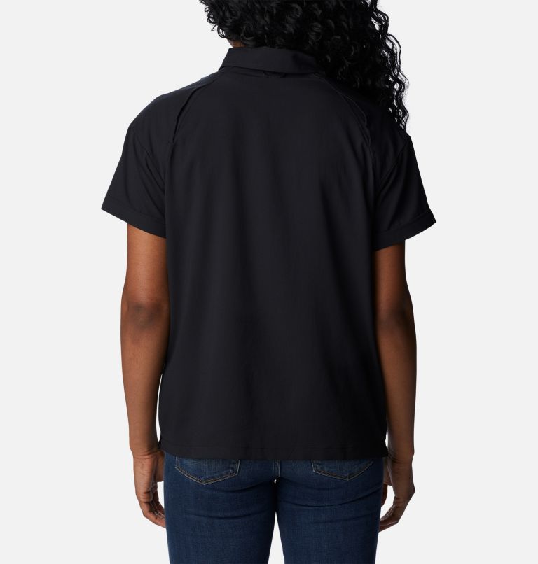Women's Silver Ridge Utility Short Sleeve Shirt, Color: Black, image 2