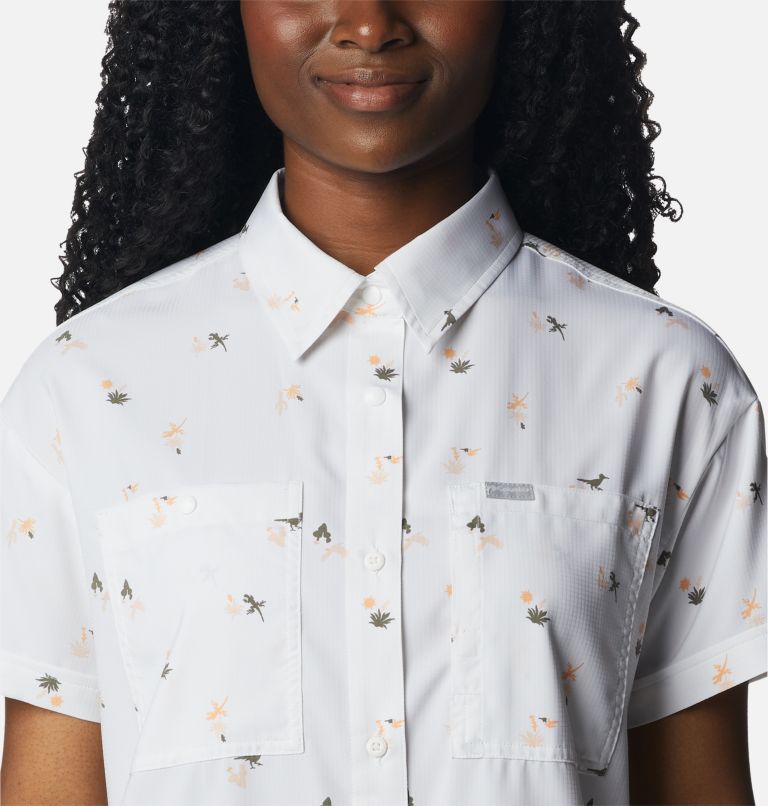 Chemise à manches courtes Silver Ridge Utility Femme, Color: White, Baja Blitz, image 4