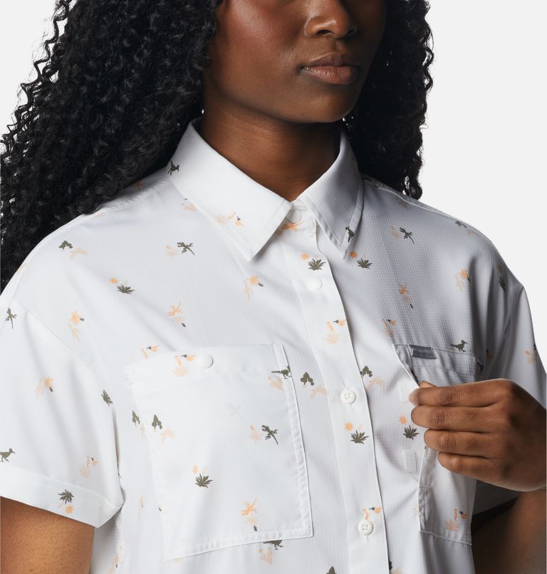 Chemise à manches courtes Silver Ridge Utility Femme, Color: White, Baja Blitz, image 7