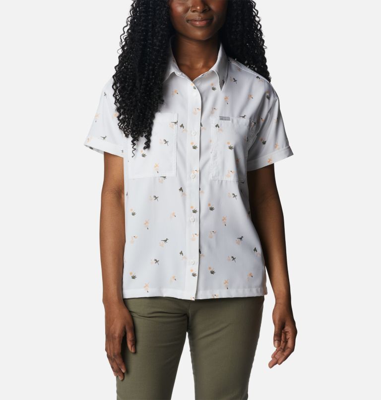 Chemise à manches courtes Silver Ridge Utility Femme, Color: White, Baja Blitz, image 1