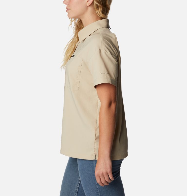 Women's Silver Ridge Utility Short Sleeve Shirt, Color: Ancient Fossil, image 3