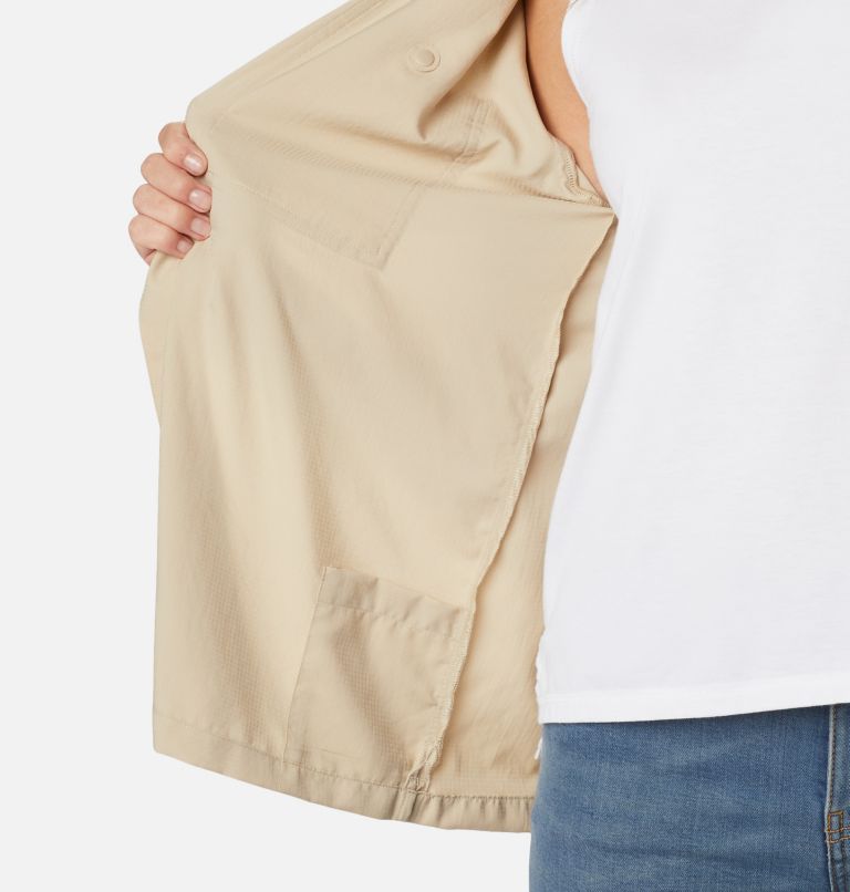 Women's Silver Ridge Utility Short Sleeve Shirt, Color: Ancient Fossil, image 6