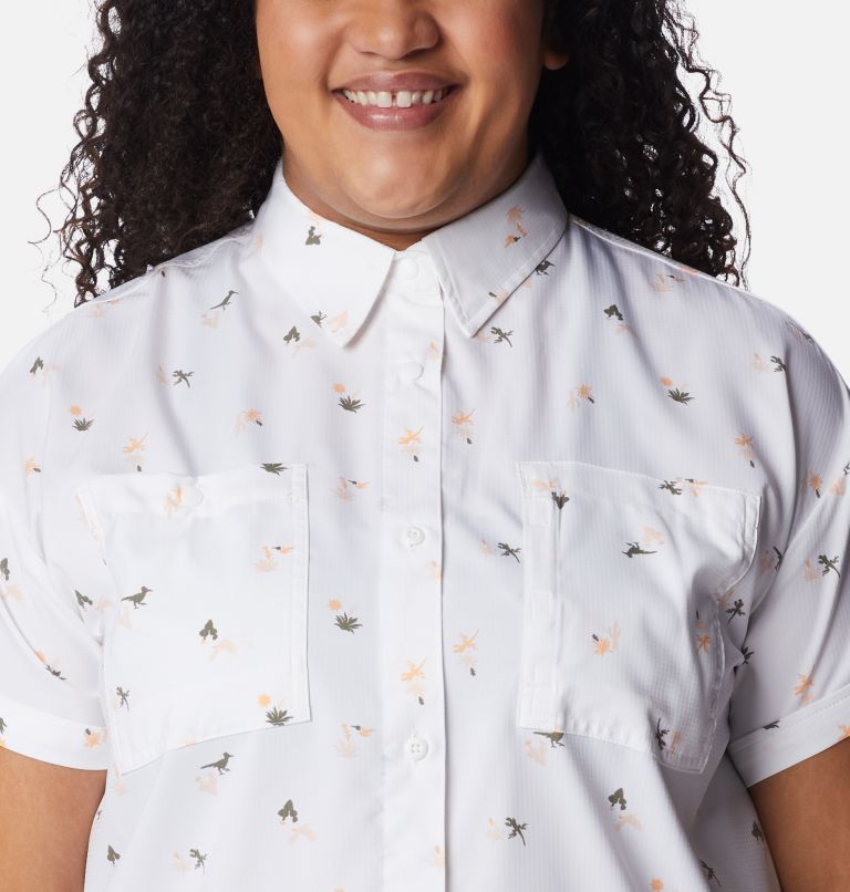 Chemise à manches courtes Silver Ridge Utility Femme - Grandes tailles, Color: White, Baja Blitz, image 4